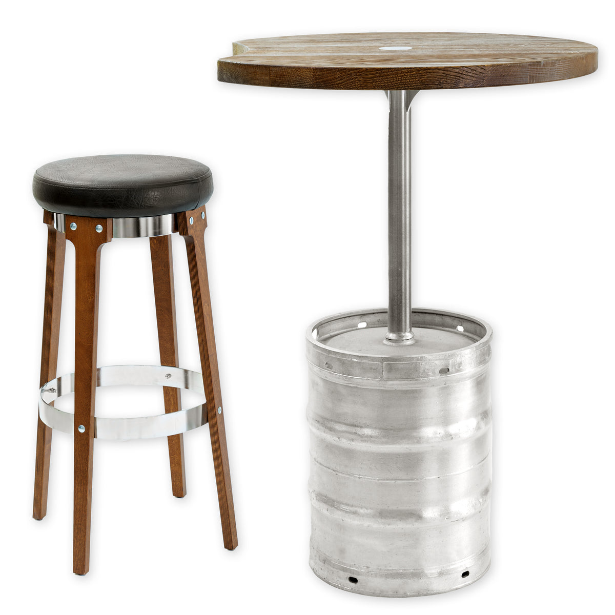 Bar Keg Table Set MINI GrillKeg